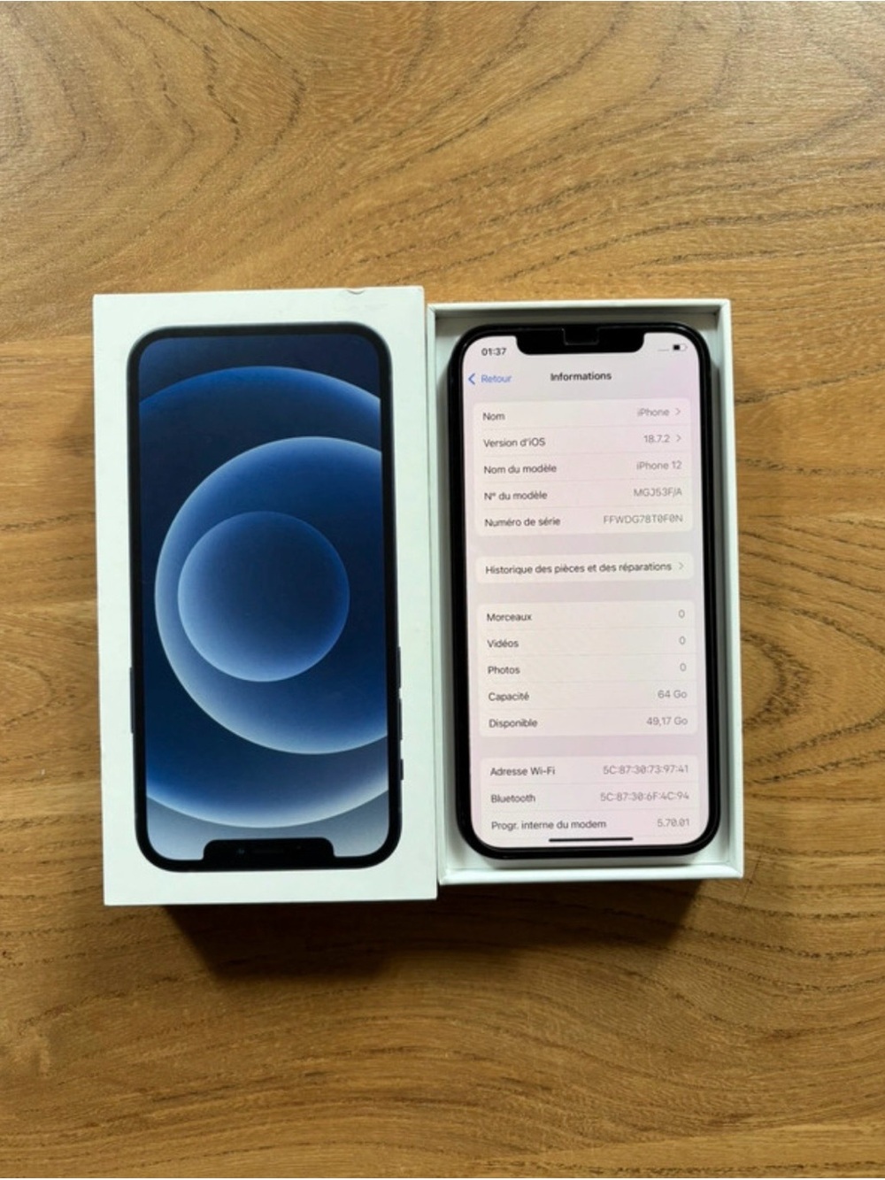 Apple iPhone 12 Black with Box